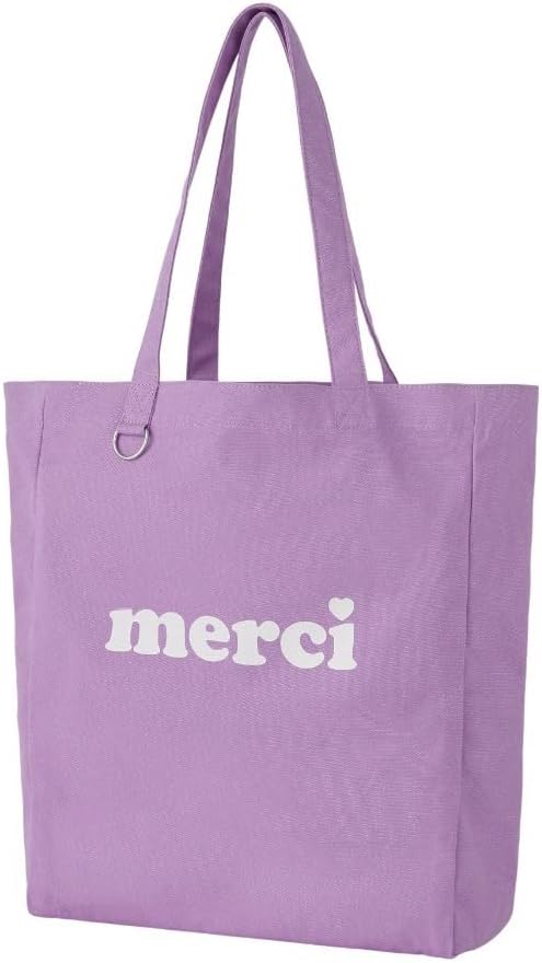 Amazon | [ミルクフェド] トートバッグ MERCI LOGO TOTE
